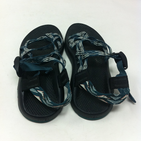 Chaco ZX 2 Blue Rubber Sport Comfort Sandals Sz 8 - Picture 3 of 8
